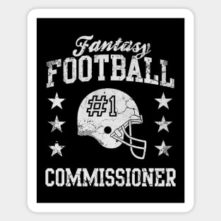 Fantasy Football League Commissioner Sticker